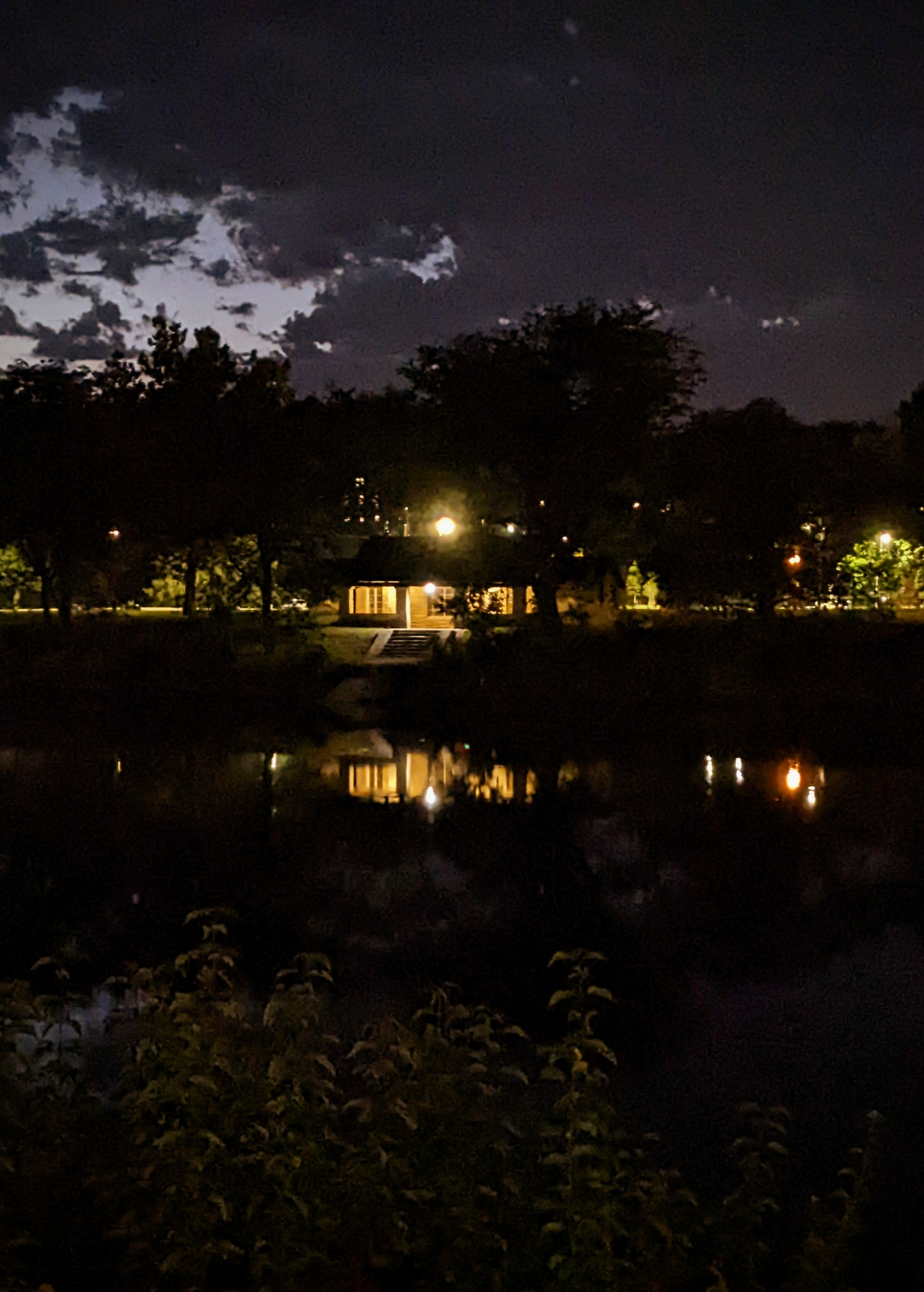 Picture of the Lagoon Shelter House at night